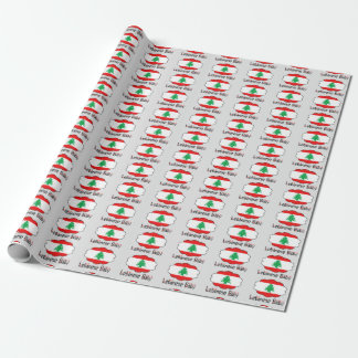 Presente Papel de envolvimento libanês do bebê da bandeira