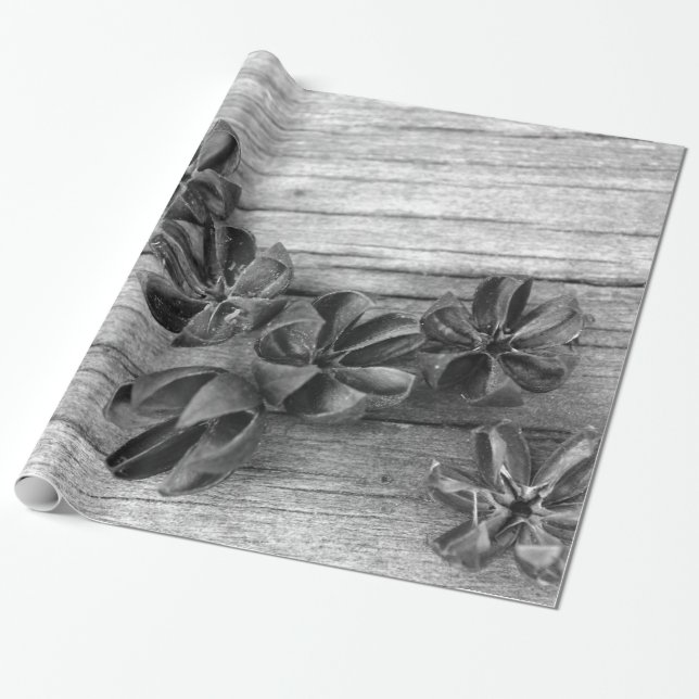 Presente Papel de envolvimento lustroso da beleza das (Desenrolado)