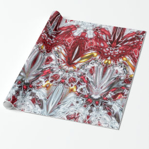 Presente Papel de envolvimento luxuoso da decoração do