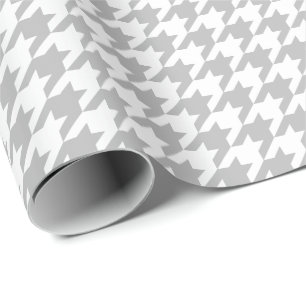 Presente Papel de envolvimento médio de Houndstooth das