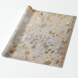 Presente Papel de envolvimento metálico do impressão