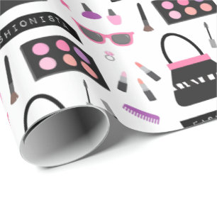 Presente Papel de envolvimento na moda das meninas do teste