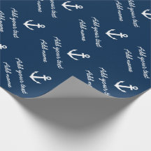 Papel de envolvimento náutico personalizado da