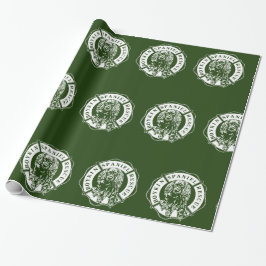 Presente Papel de envolvimento oficial do logotipo de BSR -