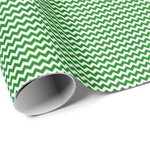 Presente Papel de envolvimento pequeno verde e branco de