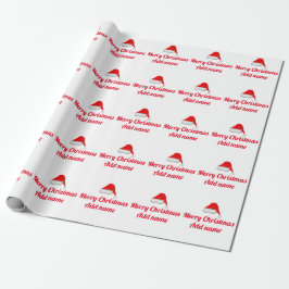 Presente Papel de envolvimento personalizado do Natal