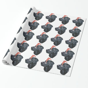 Presente Papel de envolvimento preto do chapéu do papai