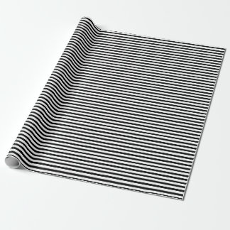 Presente Papel de envolvimento preto e branco elegante das