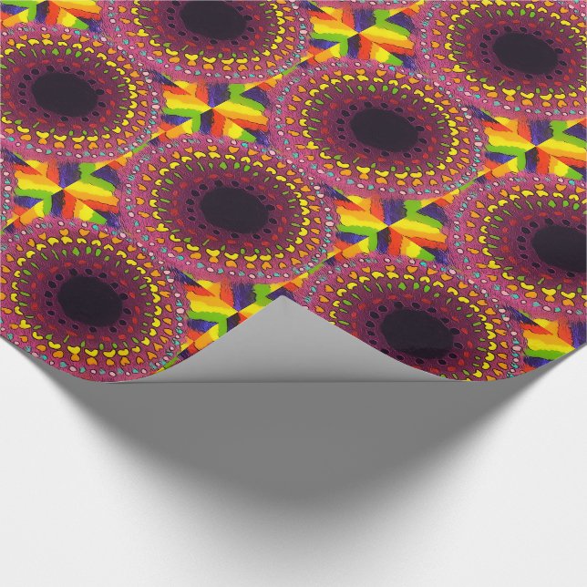 Presente Papel de envolvimento psicadélico de Chakras (Ponta)