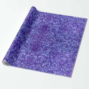 Presente Papel de envolvimento roxo do brilho