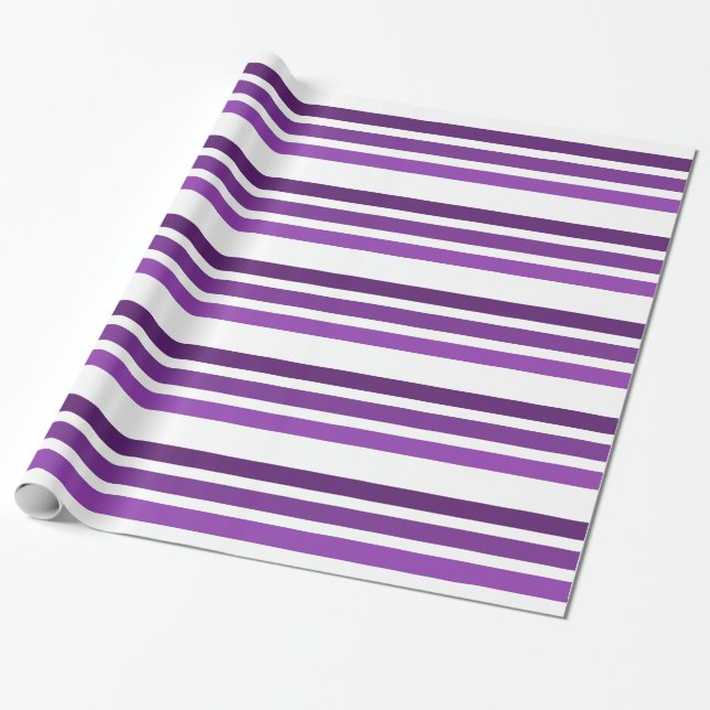 Presente Papel de envolvimento roxo popular de Ombre (Desenrolado)