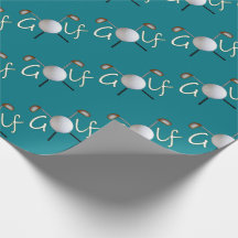 Papel de envolvimento telhado do golfe