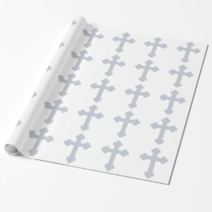 Presente Papel de envolvimento transversal cristão