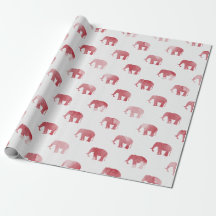 Papel de envolvimento vermelho da aguarela do