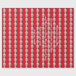 Presente Papel de envolvimento vermelho de Alexander