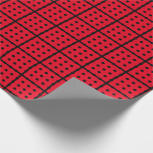 Presente Papel de envolvimento vermelho original