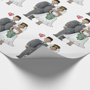 Presente Papel de envolvimento Wedding