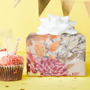 Presente Papel de Invasão de Casamentos Rustic & Cozy Autum