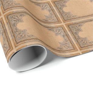 Presente Papel de Knotwork Sepia Antigo