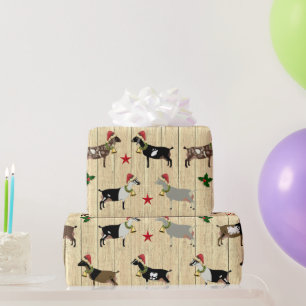 Presente Papel De Lavagem De Cabra De Casca De Natal Russo