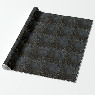 Presente Papel De Luxo Cortou As Fundo Do Ouro.