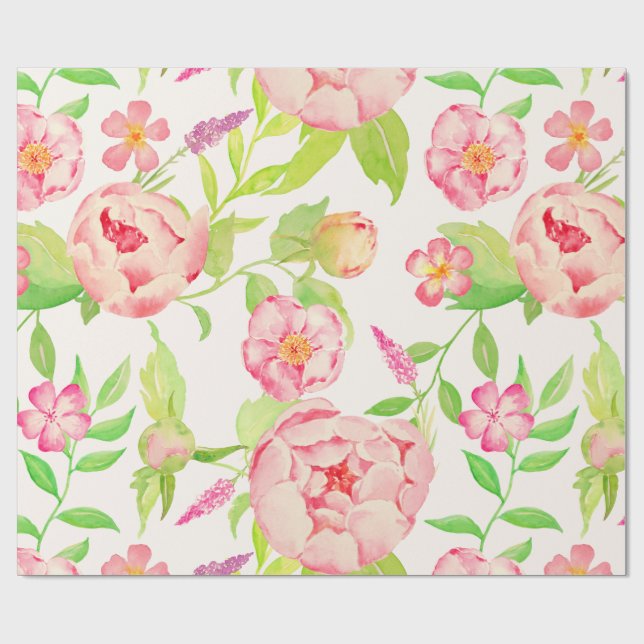 Presente Papel de mola, clássico, cor-de-rosa (Aberto)