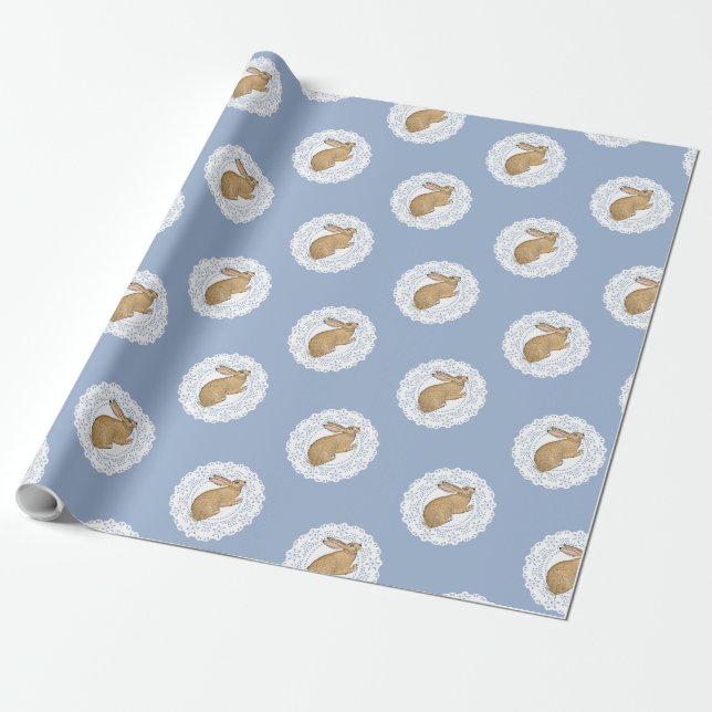 Presente Papel de mola coelho e molhador sujo do estilo Vin (Desenrolado)