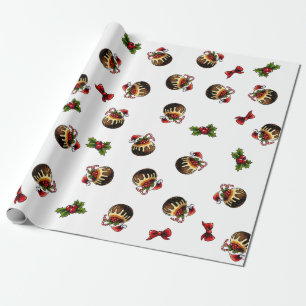 Presente Papel de Mola de Natal