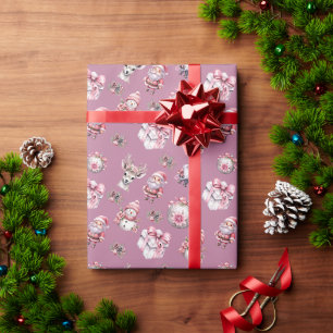Presente Papel de mola de Natal para crianças