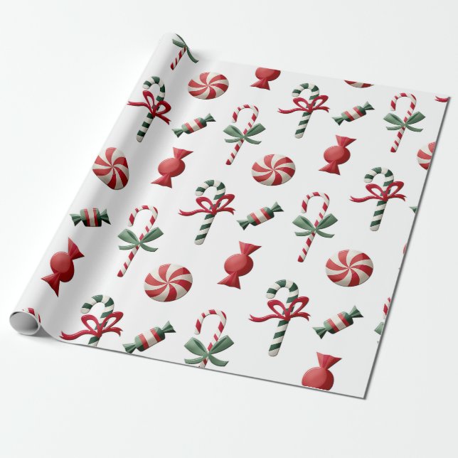 Presente Papel De Mola De Natal Para Pimenta Doces (Desenrolado)