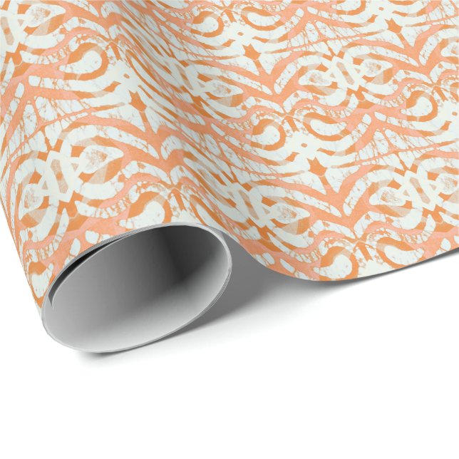 Presente Papel de mola de picolé laranja (Ponta do rolo)