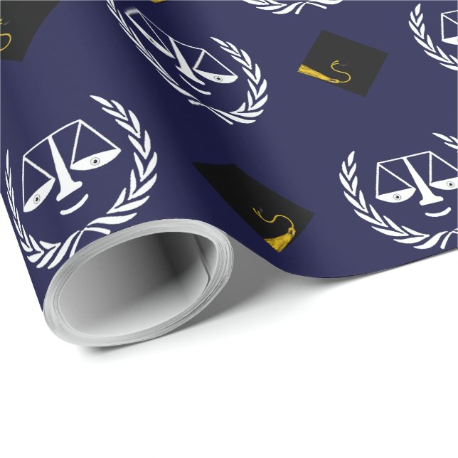 Presente Papel de mola para doações de graduação na Faculda (Ponta do rolo)