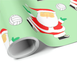 Presente Papel de mola para presentes no Natal de voleibol