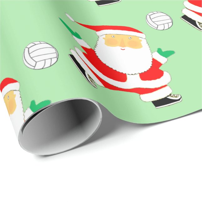 Presente Papel de mola para presentes no Natal de voleibol (Ponta do rolo)