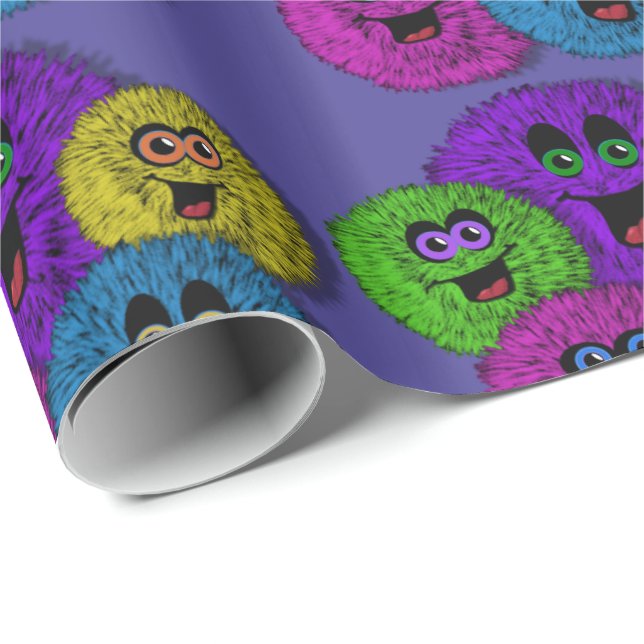 Presente Papel De Moldagem Amigável De Criaturas Frescas (Ponta do rolo)