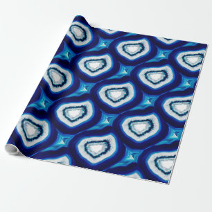 Presente Papel de Moldagem Azul-Agate Cobalto