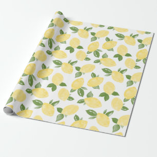 Presente Papel de moldagem com limão