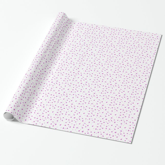 Presente Papel de moldagem cor-de-rosa (Desenrolado)