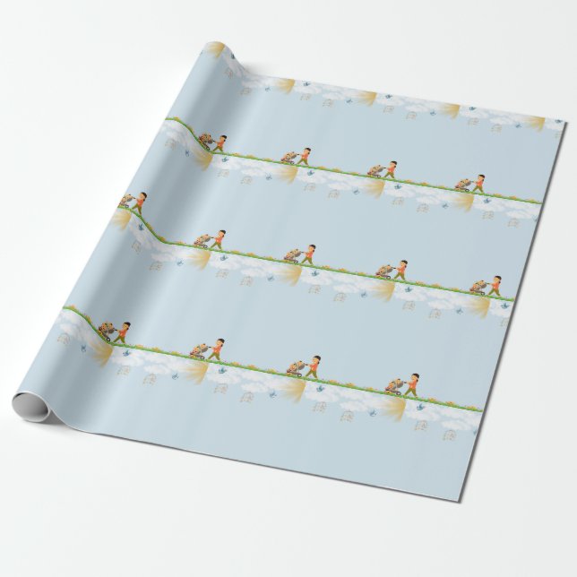 Presente Papel de moldagem da mãe gêmea (Desenrolado)