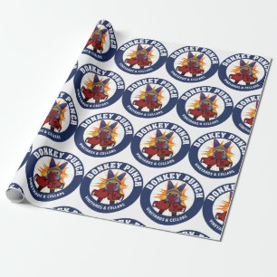 Presente Papel de moldagem de almofada de burro