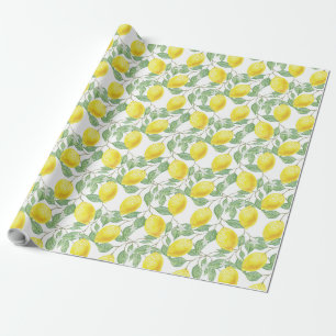 Presente Papel de Moldagem de Árvore Limão