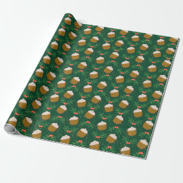 Presente Papel de moldagem de café de Natal