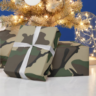 Presente Papel de moldagem de camo