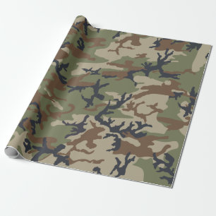 Presente Papel de Moldagem de Camuflagem