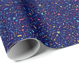 Presente Papel de Moldagem de Celebração de Confetti