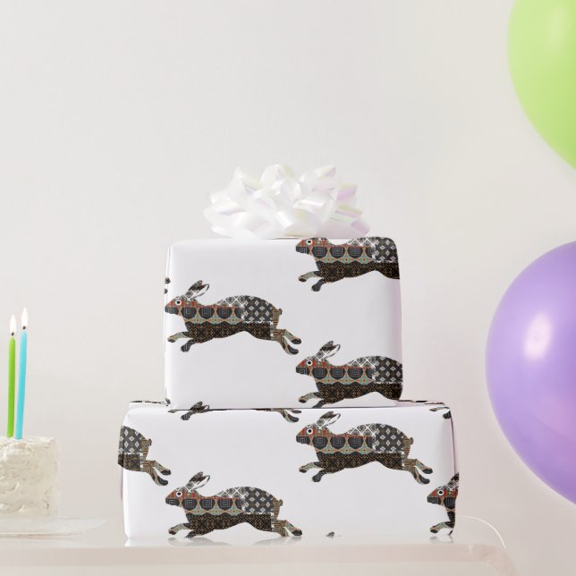 Presente Papel de moldagem de coelho (Presentes para festas)