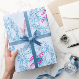 Presente Papel de moldagem de dia de amizade