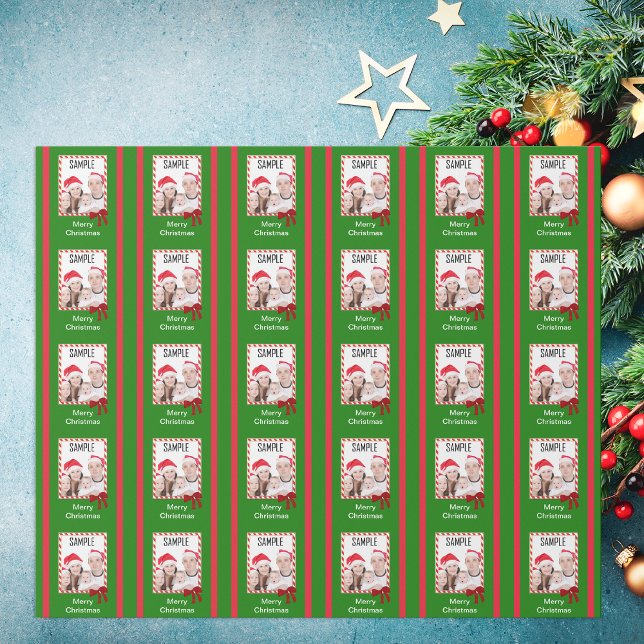 Presente Papel de Moldagem de Foto de Natal (Criador carregado)