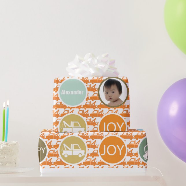 Presente Papel De Moldagem De Foto Do New Baby Boy (Presentes para festas)