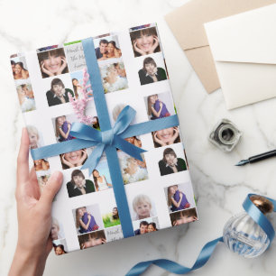 Presente Papel de moldagem de fotos de feriado da família p